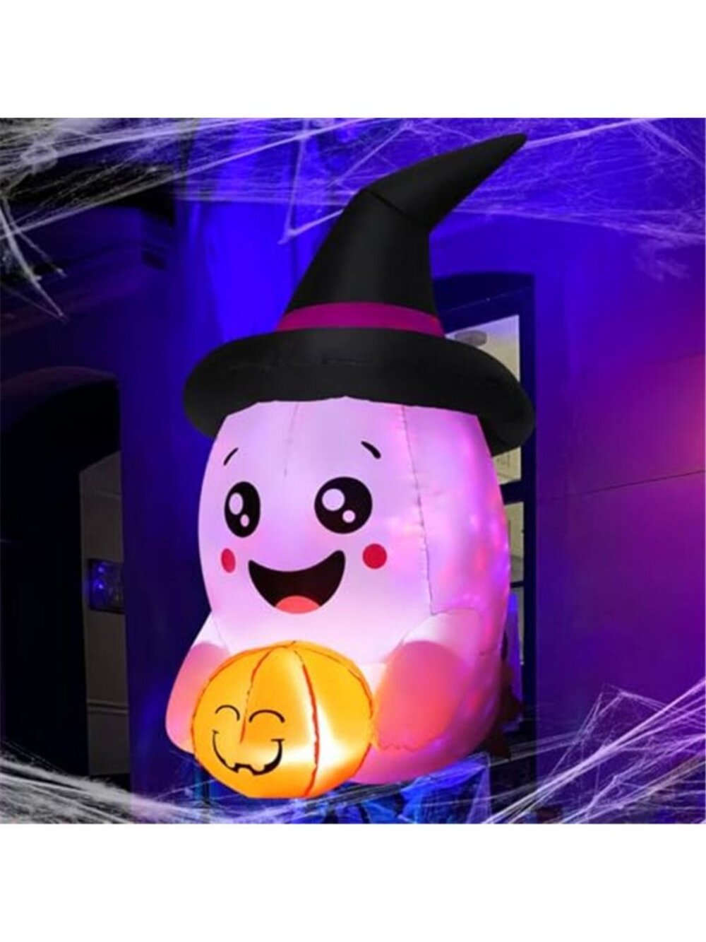 3.6 FT Halloween Inflatables Window Ghost Outdoor Decorations